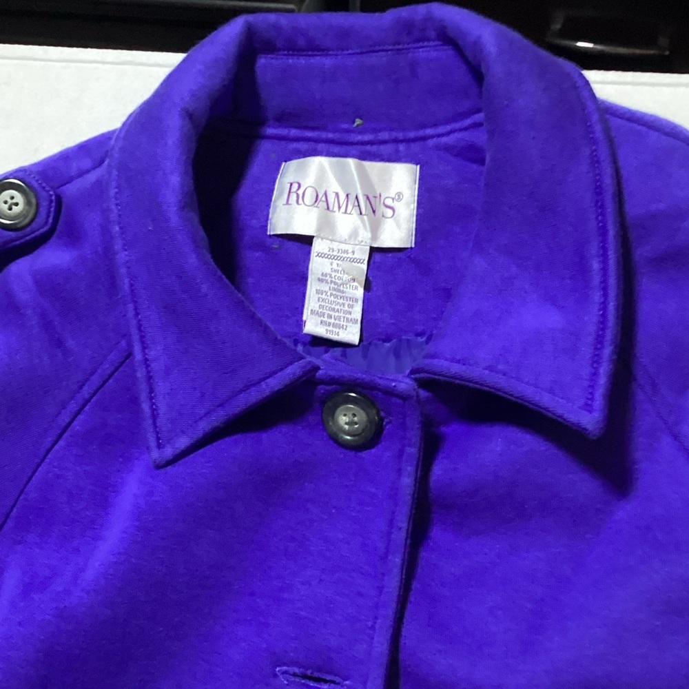 Vibrant BlueCape Jacket - Picture 2 of 8